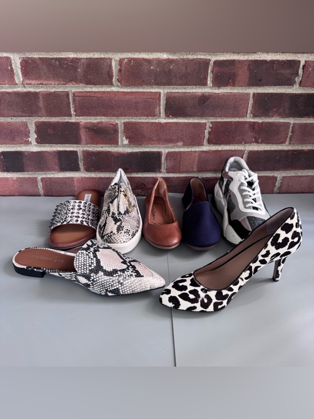 Lot Of 7 Single Shoes Mixed Sizes Brands Styles Women’s For Art Projects